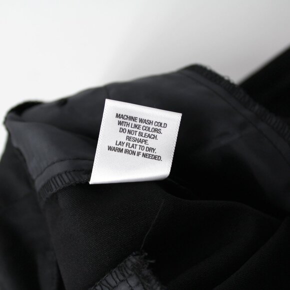 Roz & Ali Black Sailor Pants Classic Fit pull on high waist trouser 4 petite New - Picture 11 of 12